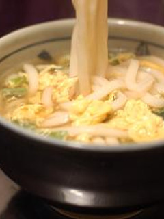 ニラ卵うどん。-レシピのメイン写真