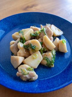 里芋の和ピクルスと鶏もも肉の甘辛炒め-レシピのメイン写真