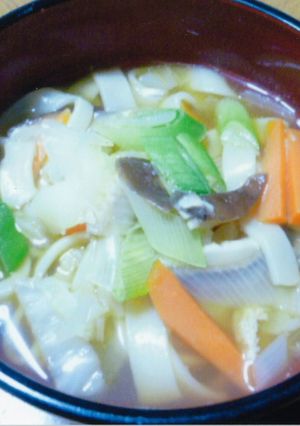 高校生レシピ・祖母のおっきりこみ-レシピのメイン写真