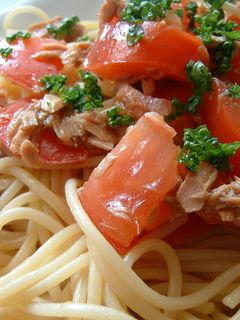 トマトとツナのパスタ~バルサミコ風味-レシピのメイン写真