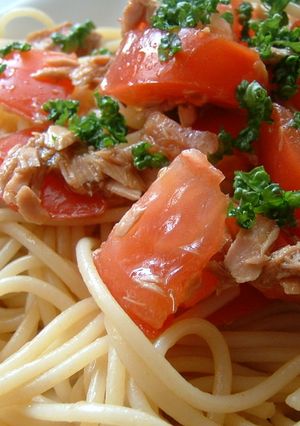 トマトとツナのパスタ～バルサミコ風味-レシピのメイン写真