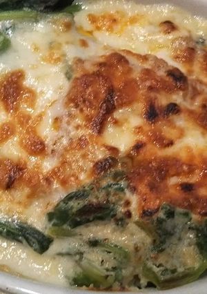 米粉ホワイトソースdeほうれん草グラタン-レシピのメイン写真
