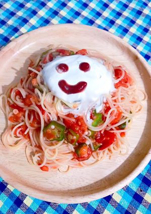 おうちカフェ☆トマトクリームパスタ-レシピのメイン写真