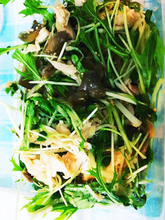 自作!胡麻油香る蒸し鶏とザーサイ☆セブン-レシピのメイン写真