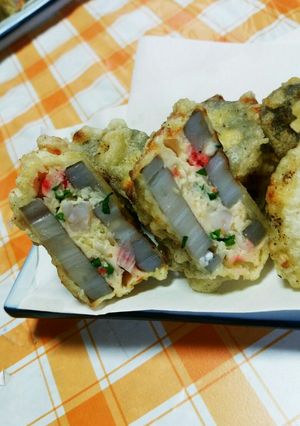 お店の味!!れんこんのはさみ揚げ-レシピのメイン写真