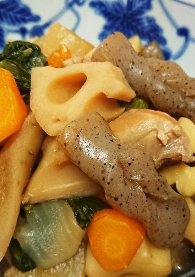 鶏もも肉と根菜とちくわぶのあっさり煮込み-レシピのメイン写真