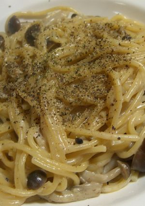 小鍋一つで作る簡単しめじのクリームパスタ-レシピのメイン写真