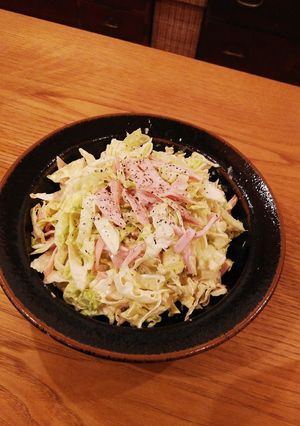 レタスとハムだけ！ざっくりサラダ-レシピのメイン写真