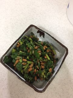 明日葉の納豆おかか和え-レシピのメイン写真