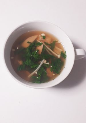 春菊のオイスタースープ-レシピのメイン写真