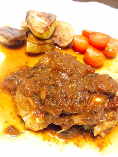 チキンのポルチーニトマト煮込み♡-レシピのメイン写真