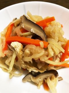 切り干し大根の炒り煮-レシピのメイン写真