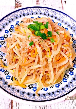 もやしと人参とツナのマヨ醤油炒め(^^)-レシピのメイン写真