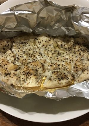 トースターでずぼら簡単鶏胸肉ホイル焼き-レシピのメイン写真