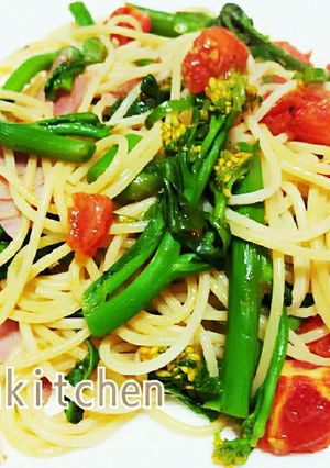 春の菜の花パスタ❤-レシピのメイン写真