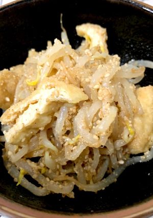 超簡単!ごまたっぷり☆もやしの和え物-レシピのメイン写真