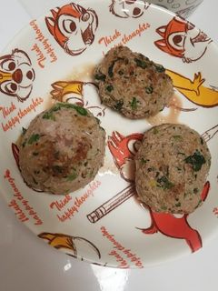 ほうれん草ハンバーグ-レシピのメイン写真