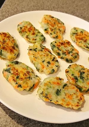 《離乳食後期》 野菜豆腐ハンバーグ♪-レシピのメイン写真