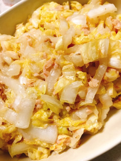 話題入!白菜大量消費 白菜とツナのサラダ-レシピのメイン写真