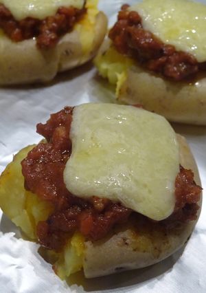 スマッシュポテトのミートチーズ焼き-レシピのメイン写真
