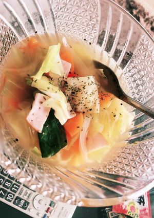 野菜たっぷりコンソメスープ-レシピのメイン写真