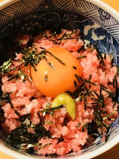 マグロのたたき丼●のりたまご&わさび醤油-レシピのメイン写真