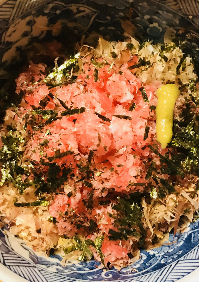 マグロのたたき丼●かつお節＆わさび醤油-レシピのメイン写真
