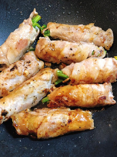 菜の花の肉巻き 小松菜の肉巻き-レシピのメイン写真