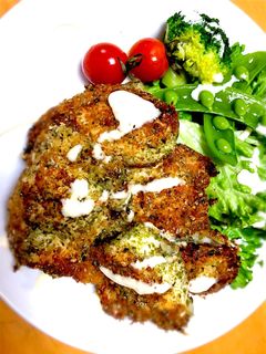 鶏むね肉のパン粉焼き-レシピのメイン写真