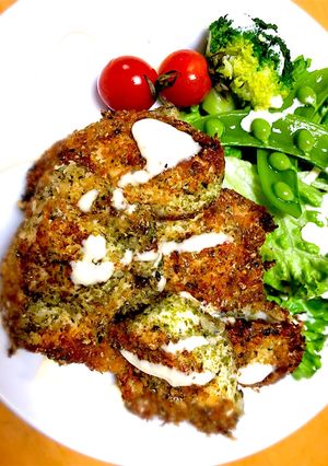 鶏むね肉のパン粉焼き-レシピのメイン写真