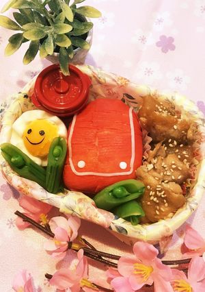 キャラ弁♡ランドセル-レシピのメイン写真