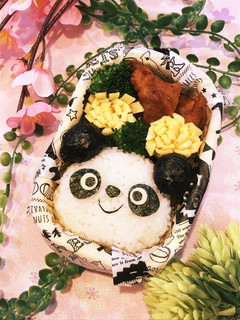 キャラ弁♡パンダちゃん-レシピのメイン写真