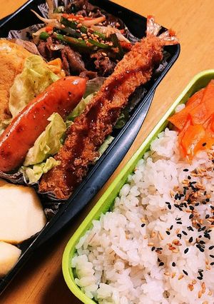 中学生男子の部活弁当-レシピのメイン写真