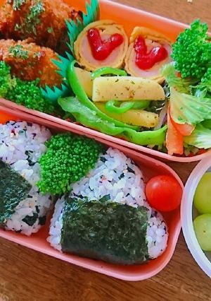 おにぎり弁当-レシピのメイン写真
