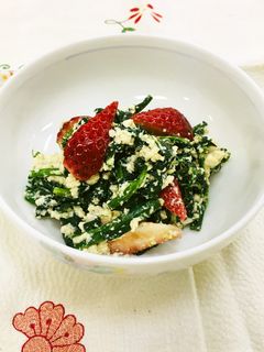 いちごの白和え-レシピのメイン写真