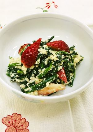 いちごの白和え-レシピのメイン写真