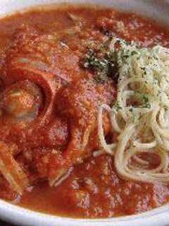 魚のアラで、トマトスープ-レシピのメイン写真