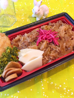 3月26日 きのこ野菜入り牛丼 詰め方-レシピのメイン写真