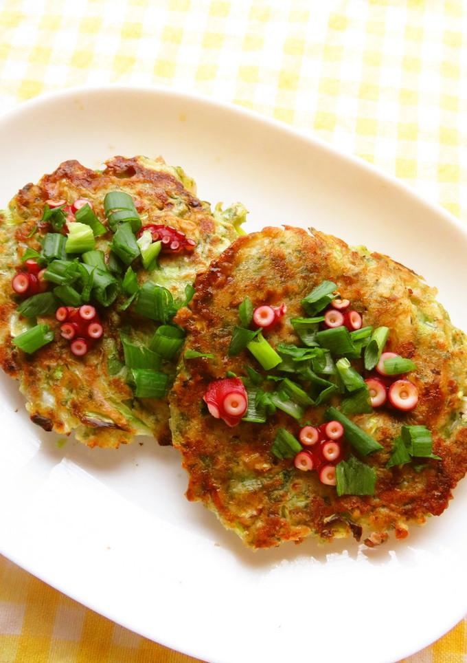 ☺丸くないたこ焼き？簡単タコお好み焼き☺-レシピのメイン写真