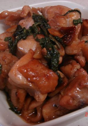 大葉にんにく醤油で♡鶏もも肉の照り焼き-レシピのメイン写真