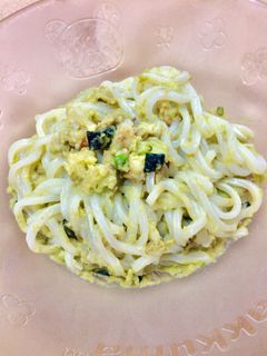 アボカドとエビの和風うどん-レシピのメイン写真