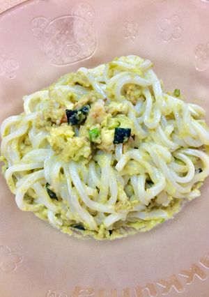 アボカドとエビの和風うどん-レシピのメイン写真