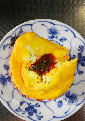お弁当に!電子レンジでオムレツ☆-レシピのメイン写真