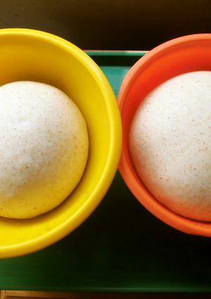 暖かく天気の良い日は自然発酵なのだ^^-レシピのメイン写真