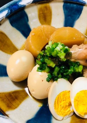 圧力鍋で簡単♬手羽元と大根のホロホロ煮込-レシピのメイン写真