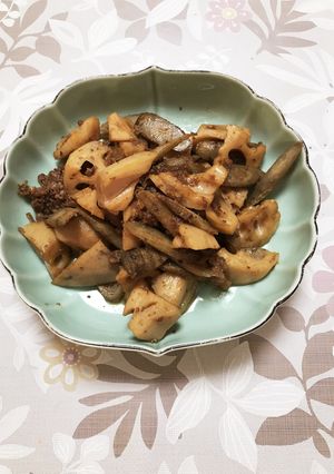 根菜と牛肉のうま煮-レシピのメイン写真