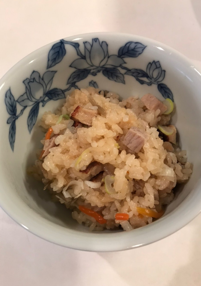 焼豚と長ネギの炊き込みご飯-レシピのメイン写真