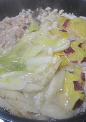 根菜ときのこのマリームあっさり鍋-レシピのメイン写真