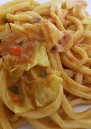 カレーヌードル残りスープでカレー焼うどん-レシピのメイン写真