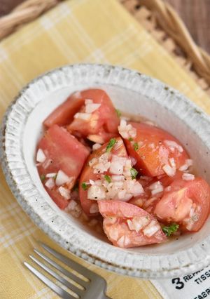 新たまねぎとトマトのイタリアンサラダ-レシピのメイン写真